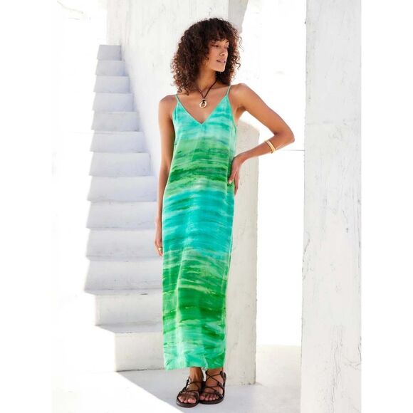 Fifteen Twenty Jade Maxi Tie Dtye Dress | Size L - Picture 1 of 10